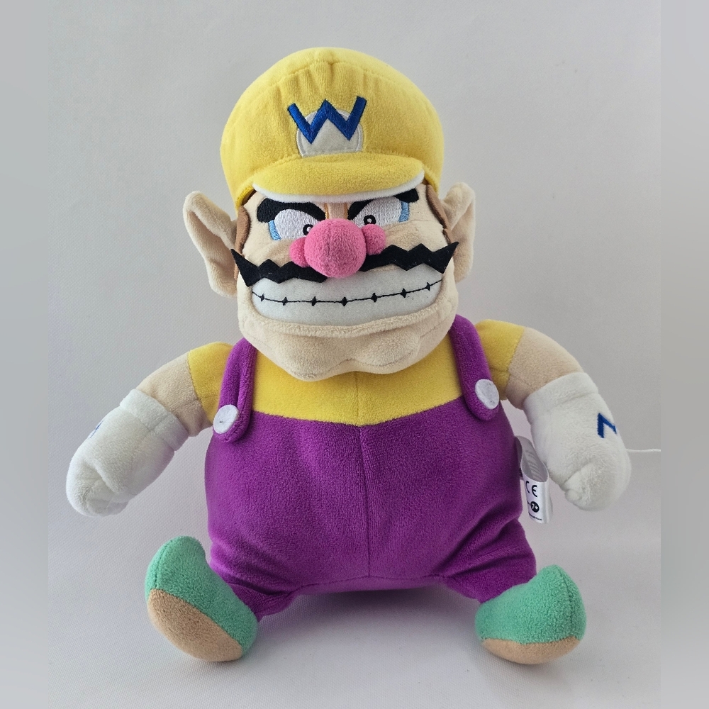 Super Mario Wario Plush Nintendo Little Buddy 2017 Villain Character Toy